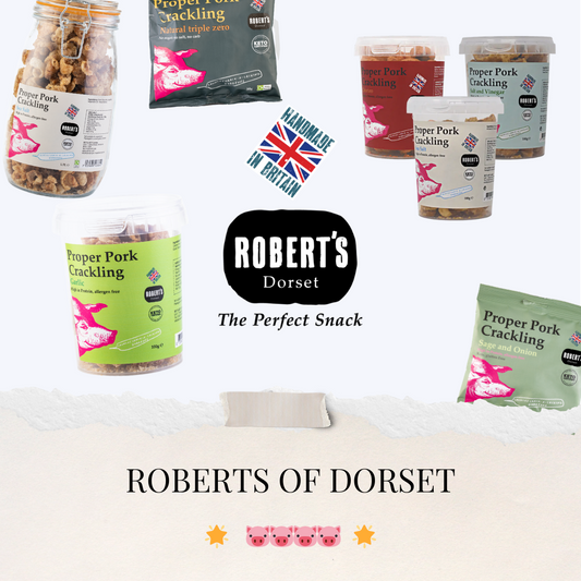 Roberts of Dorset: The Ultimate PORK CRACKLING Experience – Where Flavour Meets Crunch in Every Bite!