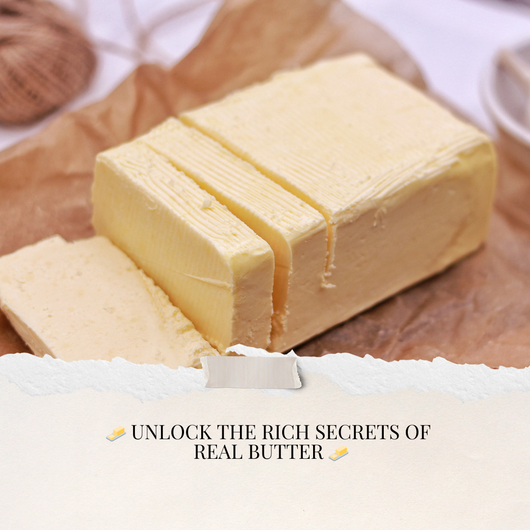 🧈 Unlock the Rich Secrets of Real Butter 🧈