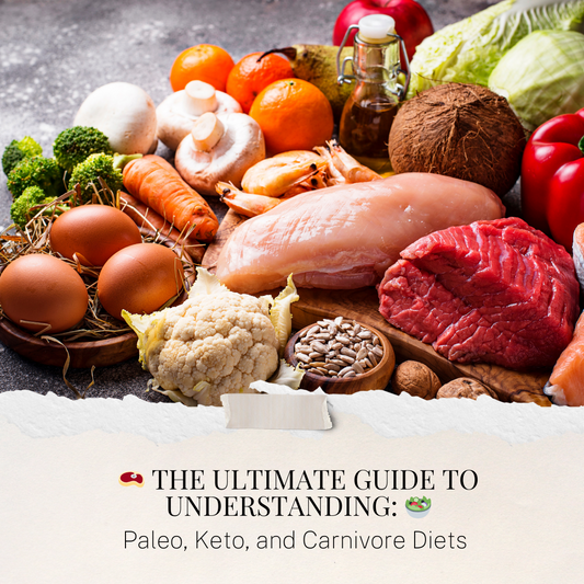 🥩 The Ultimate Guide to Understanding Paleo, Keto, and Carnivore Diets 🥗