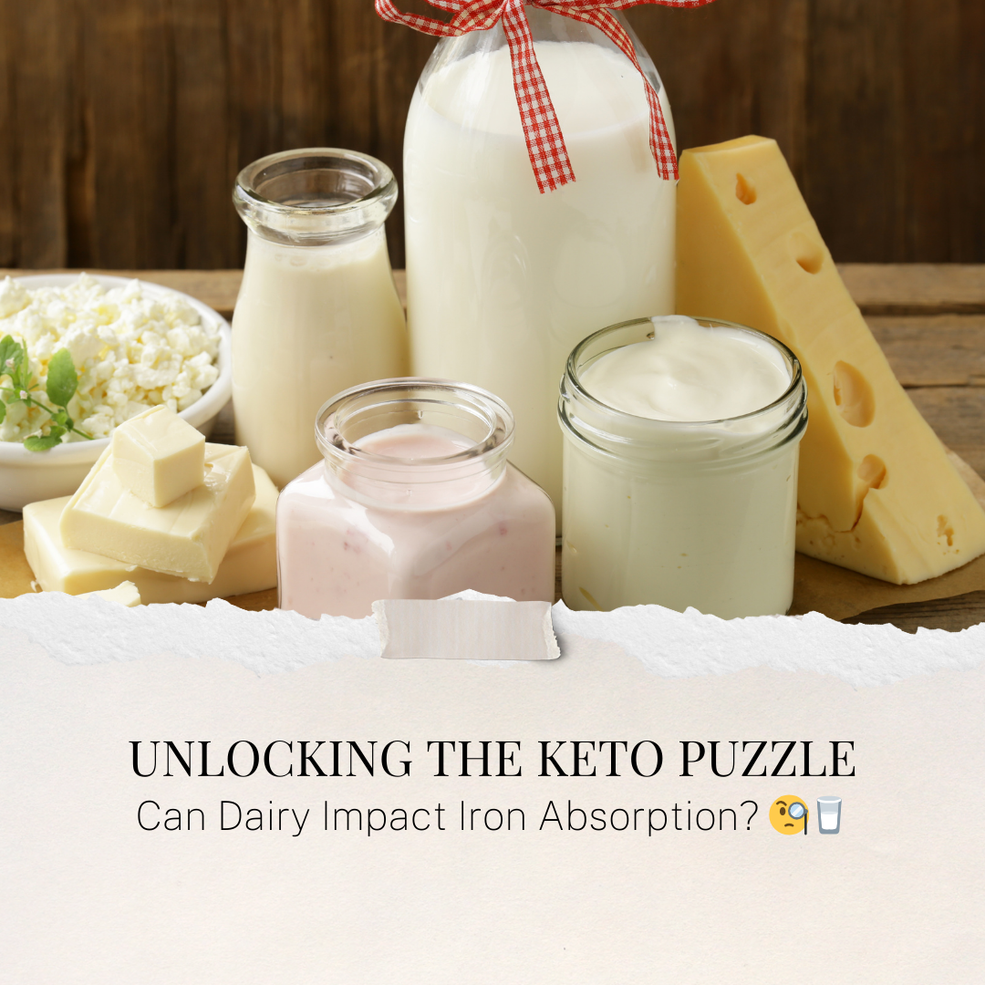 
          
            Unlocking the Keto Puzzle: Can Dairy Impact Iron Absorption? 🧐🥛
          
        